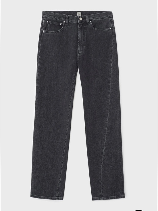 Toteme Denim - Toteme Twisted Seam Jeans in Denim Grey